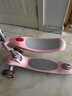 咔希诺儿童滑板车3-6岁宝宝滑板车可坐儿童车滑滑车周岁礼物 奶白粉|六档调节+可折叠+座椅 实拍图