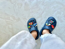 CROCS卡骆驰贝雅儿童洞洞鞋男女童户外包头沙滩鞋拖鞋/207013/207012 深蓝色-410 26 (155mm) 实拍图