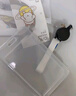 得力（deli）卡通学生证件工作牌透明卡套 校园卡公交卡套饭卡门禁地铁卡套易拉扣挂绳款 学生胸牌 粉色64805 实拍图