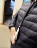 雪中飞羽绒服男士秋冬轻便百搭潮流感简约纯色运动保暖舒适排骨羽绒外套 藏青色 XL (185) 实拍图