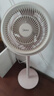 美的（Midea）【清新简约】家用定时空气循环扇摇头立式电风扇轻音节能落地扇宿舍桌面小型风扇空调伴侣FGA24TYR 实拍图