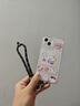麦麦米【全新上市】手机挂绳 便捷百搭防丢神器手拎挂绳 适用iPhone/华为/三星全系列 手机壳手拎挂绳 黑白相织丨百搭送垫片 实拍图