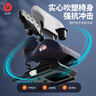 优乐博（ULOP）德国儿童安全座椅增高垫3-12岁大童车载小孩汽车用便携式安全椅 芬兰灰【头枕款+isofix硬接口】 实拍图