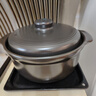 UMIZILI砂锅耐高温炖锅干烧不裂家用商用燃气大容量炖汤煲汤陶瓷沙锅石锅 黑炖锅3300ml(适合3-5人) 实拍图