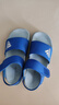 阿迪达斯（adidas）儿童凉鞋夏季男女大小童沙滩鞋  IH3632蓝/白  实拍图