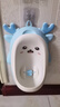 男宝宝小便器男孩小便斗尿盆儿童尿壶马桶挂墙式站立便池尿尿神器 小鹿小便斗 天蓝色+马桶刷 实拍图