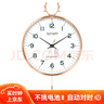 康巴丝（Compas）自动对时智能挂钟摆钟现代客厅卧室石英钟 ZD3245 白色 36cm直径 实拍图