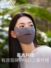 OhSunny防晒口罩夏女透气护眼角防紫外线防晒面罩男 SLF5M136WT 素影灰 M 实拍图