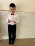 衣诺坊儿童西服套装演出服黑色西装男童主持人礼服 黑色套装  150码 实拍图