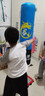 爱倍健（AIBEIJIAN）儿童拳击沙袋不倒翁沙袋散打立式家用泰拳实心吸盘沙包沙袋 1.61米蓝武龙【四驱弹簧减震】 专业款 实拍图