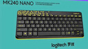 罗技（Logitech）MK240 Nano 企业级键鼠套装 无线键鼠套装 办公键鼠套装 紧凑型 超长续航 带无线2.4G接收器  黑 实拍图