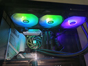 Thermalright(利民)  AQUA ELITE 360  ARGB 一体式水冷散热器日蚀幻彩光效 全金属扣具ARGB冷头 AE360 ARGB 实拍图