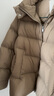 JNBY/江南布衣【白月光】秋冬云朵羽绒服女A型宽松简约5O0C12340 269/绿卡其 XS 实拍图
