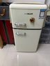 德姆勒（DEMULLER）复古冰箱小型大容量家用租房电冰箱 化妆品静音强劲网红冰箱冷藏冷冻节能 芝士白118升 118L芝士白 实拍图