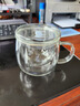 富光花茶杯 男女士茶水分离杯子 双层办公泡茶玻璃杯带把高硼硅水杯 实拍图