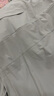 安踏零压T | 男子户外半拉链长袖加绒秋冬舒适速干百搭运动跑步打底衫 【微刷毛感户外T】云灰色-1 XL 实拍图