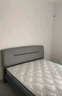 全友家居 意式轻奢双人床主卧室布艺靠背软包床头家用高脚大床1.8米 实拍图