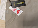 霞湖世家80支t恤液氨新疆长绒棉7A抗菌防蚊短袖167A 2XL  B版光板-白色  实拍图