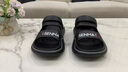 森馬凉鞋男士2025新款夏季防滑防臭踩屎感软底沙滩鞋户外开车休闲拖鞋 黑色 42 【41-42同码】 实拍图