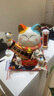智汇招财猫开业大摆件自动招手电动摇手大号陶瓷新店开业大吉乔迁礼物 【财源广进】23*20*21 【礼盒+坐垫+围脖】电池插电两用 实拍图