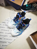 哈比熊（HOBIBEAR）童鞋春秋季中大童透气跑步鞋男童篮球鞋运动鞋JD80S79 蓝白31码 实拍图