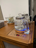 茶皇子（CHAHUANGZI）全自动上水电茶炉玻璃电热烧水壶喷淋式煮茶器茶台嵌入式2025新款电热水壶泡茶专用烧水煮茶一体机 1L 香槟金（三壶款）37×20cm 实拍图