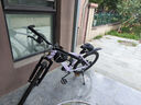 Jeep吉普山地车自行车学生成人减震碟刹通勤变速越野青少年巡航者C800 Flight--辐条轮-牵牛紫 24寸(建议身高140-160cm) 24速运动版 实拍图