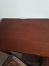 唯博思实木书桌椅子组合家用办公桌简约电脑桌小户型客厅卧室学习写字桌 胡桃色单桌【进口实木】 60x40x75cm【单抽屉】 实拍图
