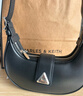 CHARLES&KEITH三角扣新月包腋下包单肩包包女包女友生日礼物CK2-50271205 Noir黑色 S 实拍图