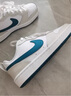 耐克（NIKE）官方NIKE COURT BOROUGH LOW 2 耐克酷菠萝大童运动鞋 HQ1189 141帆白/游戏宝蓝/白/浅土褐/峡谷绿/小径红 36.5 实拍图