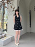 FIVE PLUS玛丽珍女鞋2025秋季新款休闲百搭一字带尖头小皮鞋仙女配裙子单鞋 米色 37 实拍图