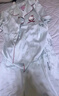 果壳（Gukoo）睡衣女夏季HelloKitty联名新款简约翻领女家居服套装 浅水绿 S 实拍图