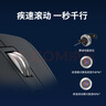 罗技（Logitech）大师系列 MX Master 3S 无线蓝牙鼠标 人体工学 办公 静音鼠标 高端 石墨黑 带无线接收器 实拍图