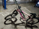 飞鸽（FG FLYING PIGEON）山地自行车成人男女变速山地车青少年中小学生车越野户外骑行单车 【高碳钢】G8002代-辐条轮-粉色 24寸轮组（适合145-170cm） 21速入门版 实拍图