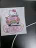 电动车夜间反光贴hellokitty凯蒂猫卡通个性划痕遮挡自行车配件 凯蒂猫【一路平安】1个 实拍图