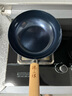 臻三环铁锅章丘炒锅小铁锅无涂层不易粘锅炒菜锅平底煎锅古斗礼盒装 古斗 24cm 实拍图