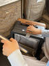 WEOBGR SABRE瑞士军刀前开盖行李箱20登机商务男新款出差铝框旅行宽拉杆箱女24 冰川灰【2025新款-多功能铝框】 20英寸 登机箱-可放15.6寸电脑 实拍图