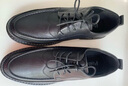 波图蕾斯皮鞋男士系带商务休闲鞋英伦雕花布洛克休闲皮鞋 3017 黑色 40 实拍图