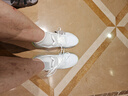 adidas DURAMO SL训练备赛网面跑步运动鞋男子阿迪达斯官方   白/荧光绿   42 实拍图