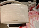 CHARLES&KEITH鳄鱼纹凯莉包手提斜挎婚包包女包生日礼物CK2-50270880-1 Ivory象牙色 S 实拍图