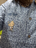 野兽派家居（tbh）三丽鸥Hello Kitty天丝棉家居服套装可外穿睡衣女礼物 Kitty天丝棉短款家居服 牛仔豹纹 M 实拍图