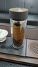 富光男女士双层玻璃杯 高硼硅玻璃304茶隔水杯子 带茶隔泡茶杯500ml 实拍图