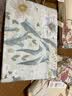 梦洁家纺[70周年]60S全棉四件套纯棉贡缎印花套件床单被套床品1.8米床被套220X240cm花林(黄) 实拍图
