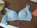 纤诗柔内衣女大胸显小超薄无海绵上托调整型收副乳透气胸罩无钢圈文胸 1988#灰蓝色 85B 实拍图