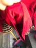 法国KJ加绒加厚保暖打底衫女冬季修身半高领针织衫纯色毛衫大码保暖内衣 酒红 M 实拍图