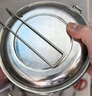 美厨（maxcook）饭盒餐盒便当盒 304不锈钢加厚双层学生15.5cm 带提手MCFT5336 实拍图