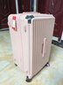 纯奢（CHEYSIR）五轮超大容量行李箱万向轮PC拉杆箱男女学生旅行箱密码箱包皮箱子 旗舰款-樱花粉·杯架+USB双充电口 20英寸 -抗菌内里【常规4轮-小型登机箱】 实拍图