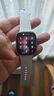 Apple/苹果 Watch Series 10 智能手表GPS款46毫米玫瑰金色铝金属表壳淡桃粉色运动型表带S/M MX293CH/B 实拍图
