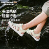 Skechers斯凯奇儿童运动凉鞋男童沙滩鞋镂空防滑夏季中大童大头鞋400041L 女童/乳白色/OFWT 33.5 实拍图