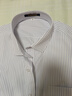 罗蒙（ROMON）长袖衬衫男商务休闲条纹衬衣男士职业正装外套男装RCS2K08-641 实拍图